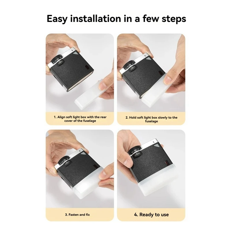 Godox Lux Junior Speedlite 플래시 디퓨저 소프트 박스 케이스, 소프트 디퓨저 램프 커버