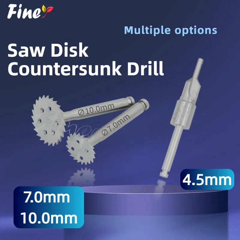 

1 шт. Диск-пила для костной хирургии, насадки для зубных имплантатов, конусные сверла, косторезы для дентальной хирургии, стоматологические материалы