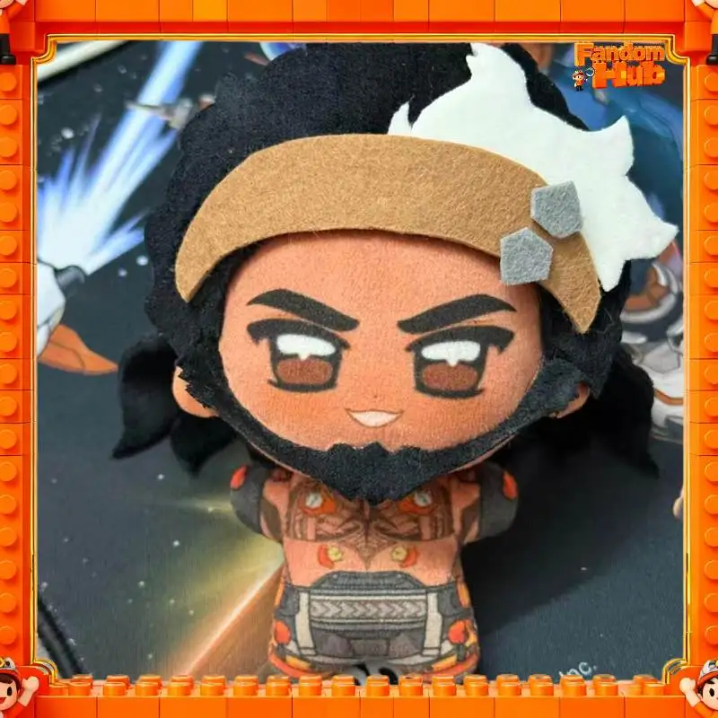 Overwatch Merch Ssvgg Attribute Mauga 10cm Cotton Doll Fan-Made High-Looking Game Plush Bag Charm Plush Toy Gift view 4