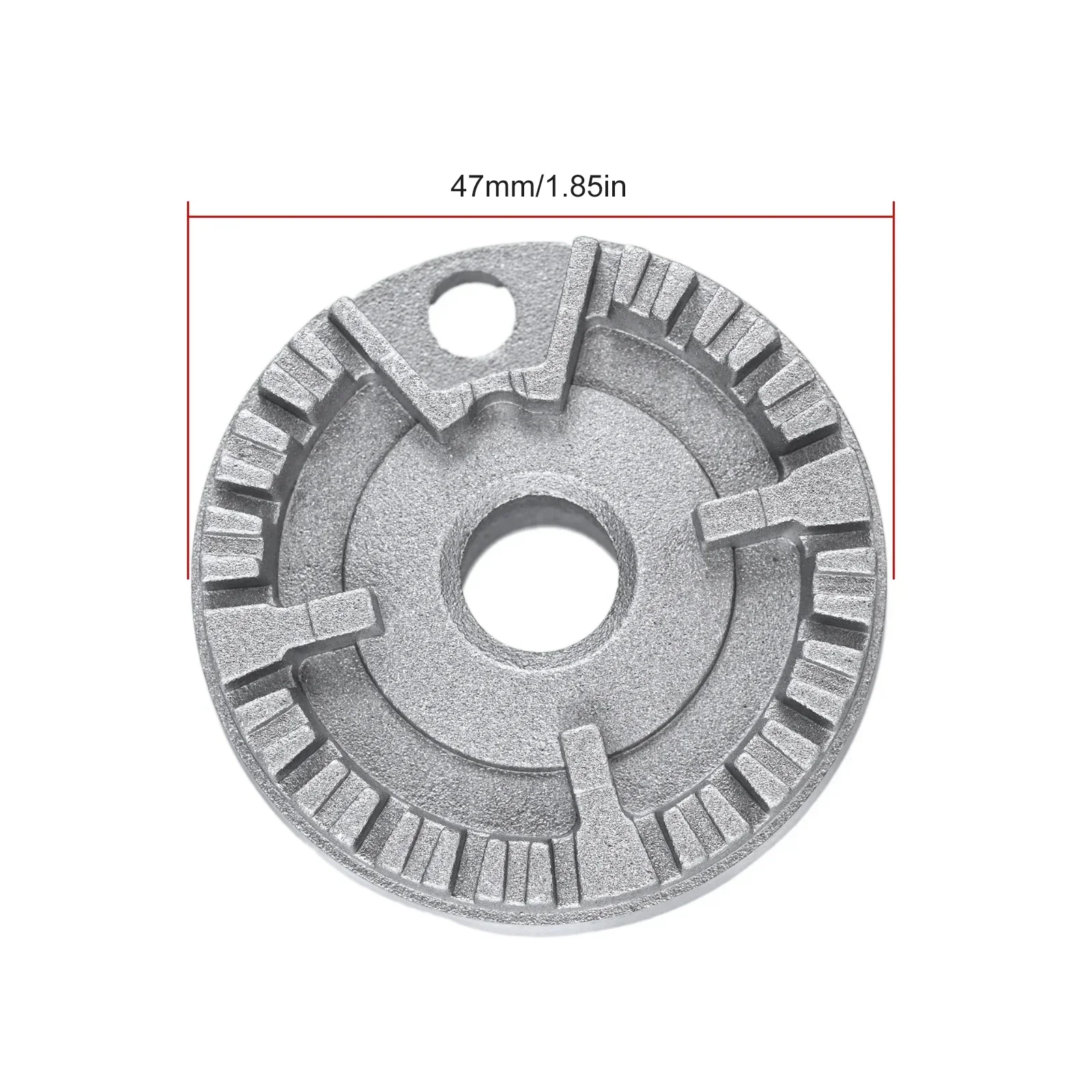 

Burner Divider Fire Distributor Accessories Aluminum Reliable Uniform Heat Distribution Easy Installation Enhances Safety 125mm