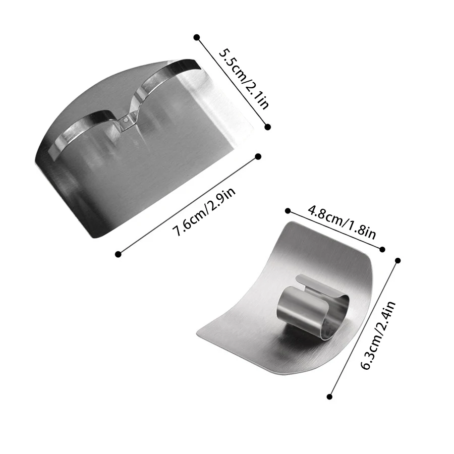 Stainless steel finger protector Cutting meat and vegetables finger safety fingerboard multi-functional kitchen tool accessories