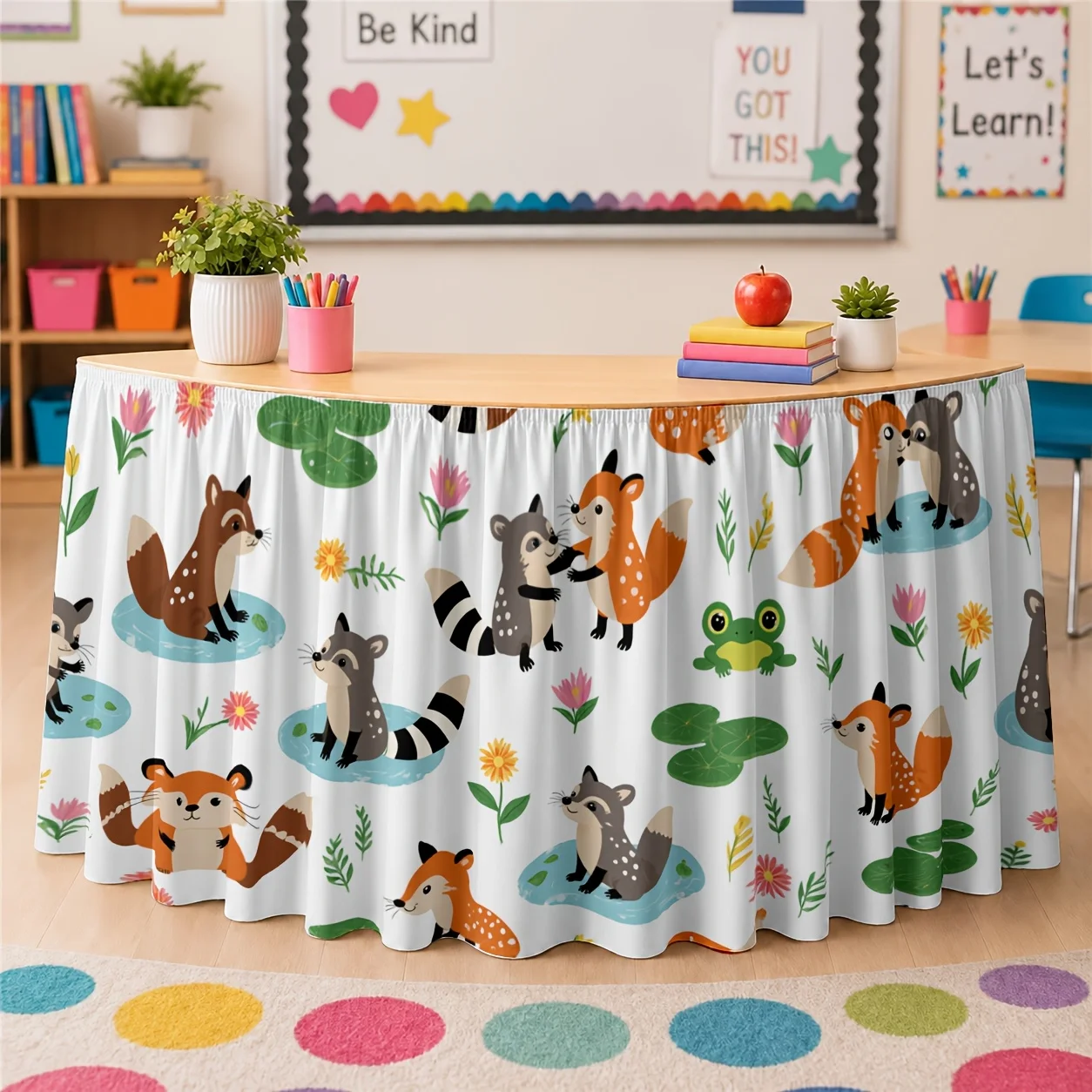 Suitable for birthday party decoration with a tabletop setup. Multiple sizes are available for selection. Durable.
