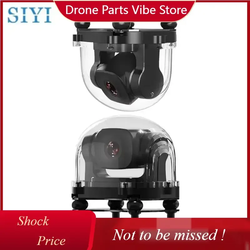 DP SIYI A2 mini Ultra Wide Angle FPV Gimbal Single Axis Tilt with160 degree FOV 1080p Starlight Camera Sensor IP67