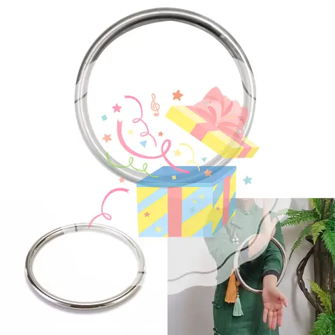 Wing Chun Stainless Ring Yewen Hand Strength Training Kung Fu Strength Training Hoop Exercise Ring Rattan Ring Diameter 220mm