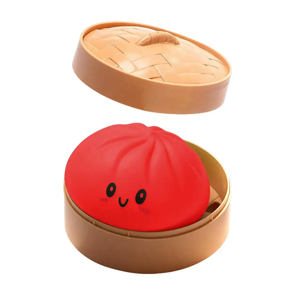 10cm Simulatie Flash Dumpling Squishy Speelgoed, Langzaam Terugverende Zachte Knijp Stressbal, Decompressie Fidget Speelgoed voor Kinderen & Volwassenen