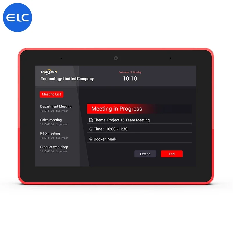 Настенный 8-дюймовый 10,1-дюймовый RK3568 Android 11 для бронирования комнаты, панель управления конференц-связью в отеле, для домашних встреч, планшет POE NFC