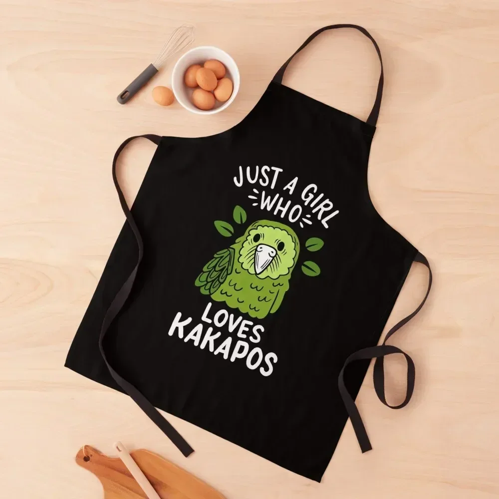 Kakapo Birds Kakapo Lover Apron Cooking Clothes Household Items Kitchen Kitchen accessories Apron