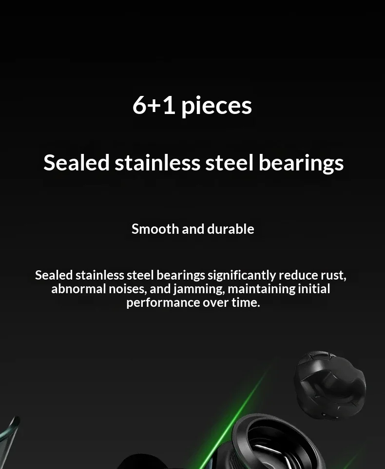 Cadence 250 Spinnfischrolle Mini Metallspule Ultraleicht Glatte Spule Angelrolle für Süß- und Salzwasser Pro – Detail 10