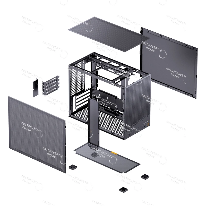 D32 Chassis Mesh Side Panel Perforated Ventilated Side Panel Replacement for D32STD D32PRO