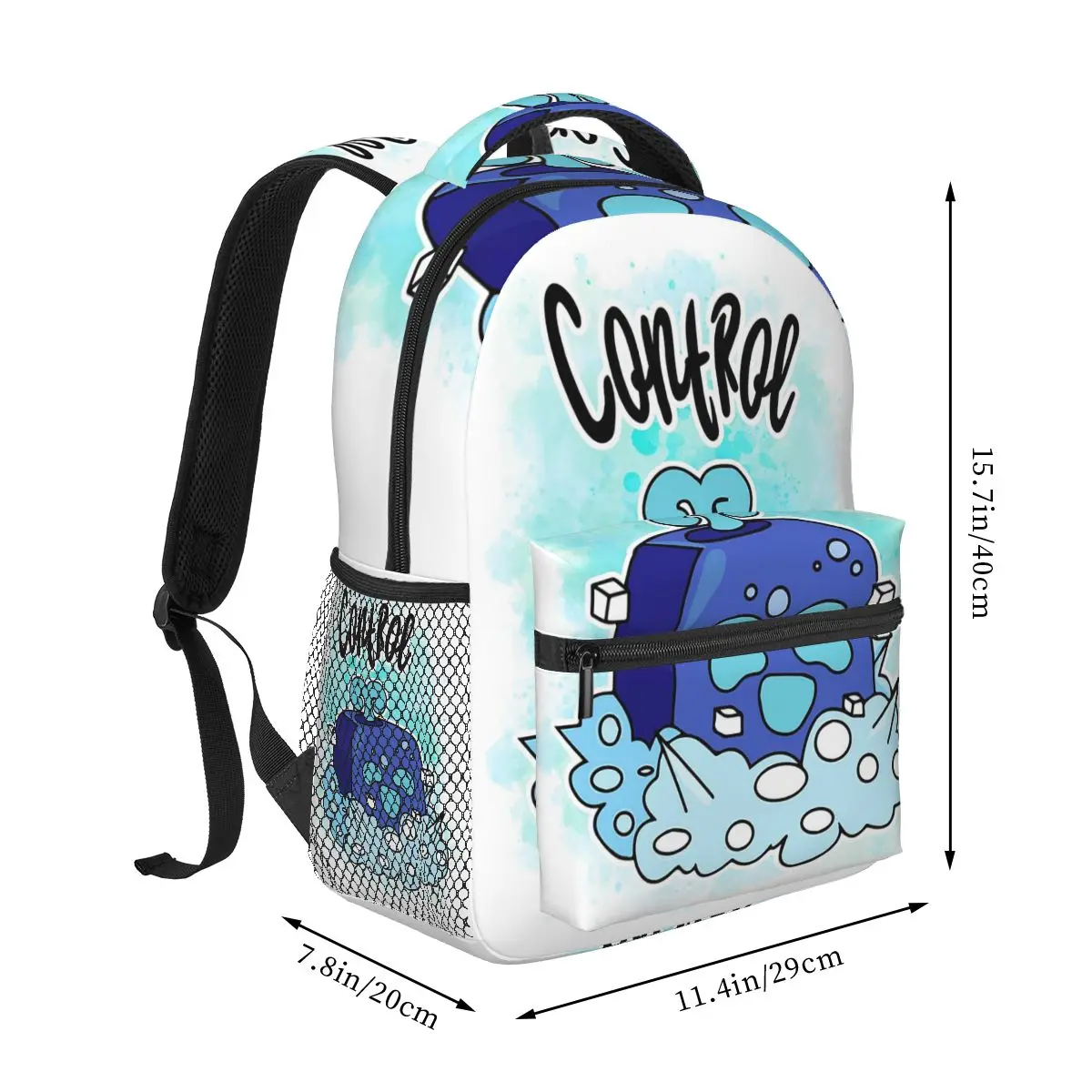 Control - Blox Fruits Backpack Hot Sale Daypack Large Capacity Children BookBag School Bag Shoulder Bags for Men Women