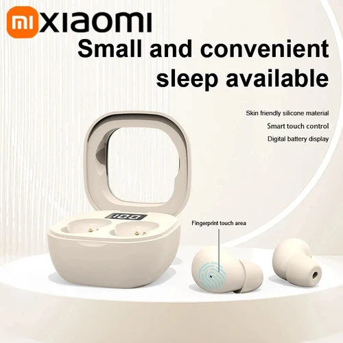 Imagen 2 del producto VIVO Ultra Mini auriculares inalámbricos con Bluetooth auriculares invisibles para dormir auriculares con cancelación de ruido con micrófono para Huawei Xiaomi Redmi