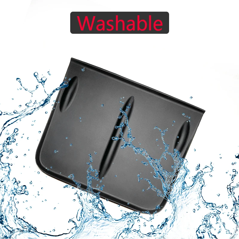 ل تسلا نموذج 3 2020 2021 2022 الهاتف المحمول اللاسلكية شحن الغبار الوسادة مكافحة زلة الوسادة 2021 2022 نموذج Y اكسسوارات السيارات #2