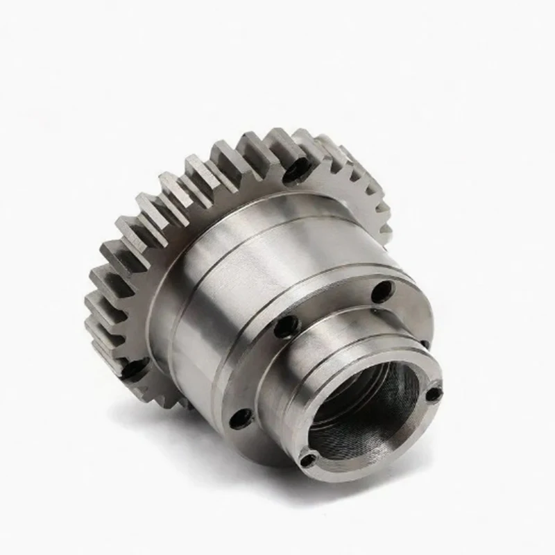 Factory Custom Prototype Precision Hardware Parts CNC Milling Machining Services Precision Steel Gear Shaft Assembly