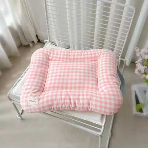 부드러운 쿠션 강아지 침대 패드, 강아지 수면 패드, 애완동물 매트리스 침대 패드, 사계절 범용 고양이 패드, 고양이 면화 패드, 누울 수 있음