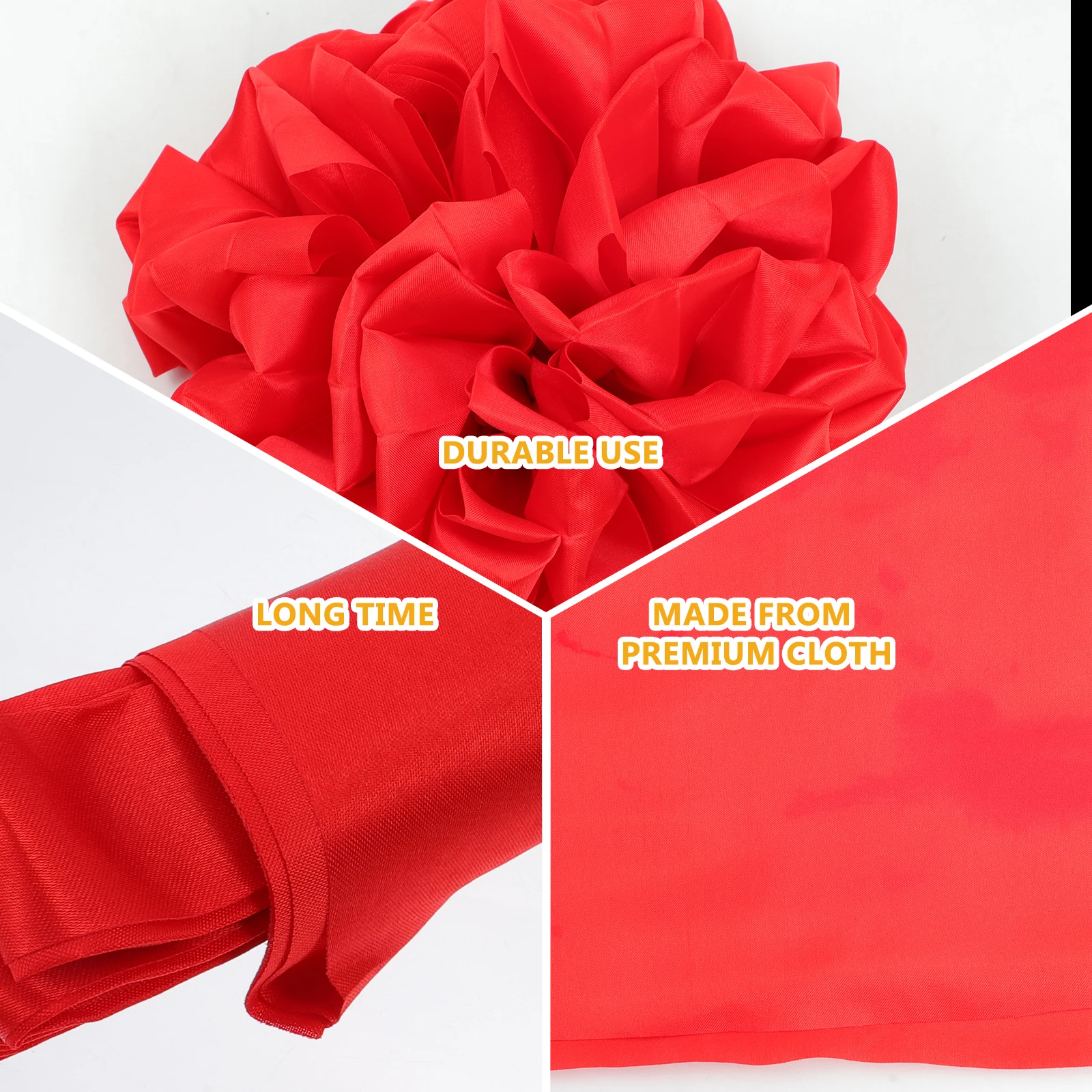 

Red Cloth Flower Ball Hydrangea Decor Wedding Car Opening nament Ribbon Cutting Prop Special Occasion Premium Material Easy