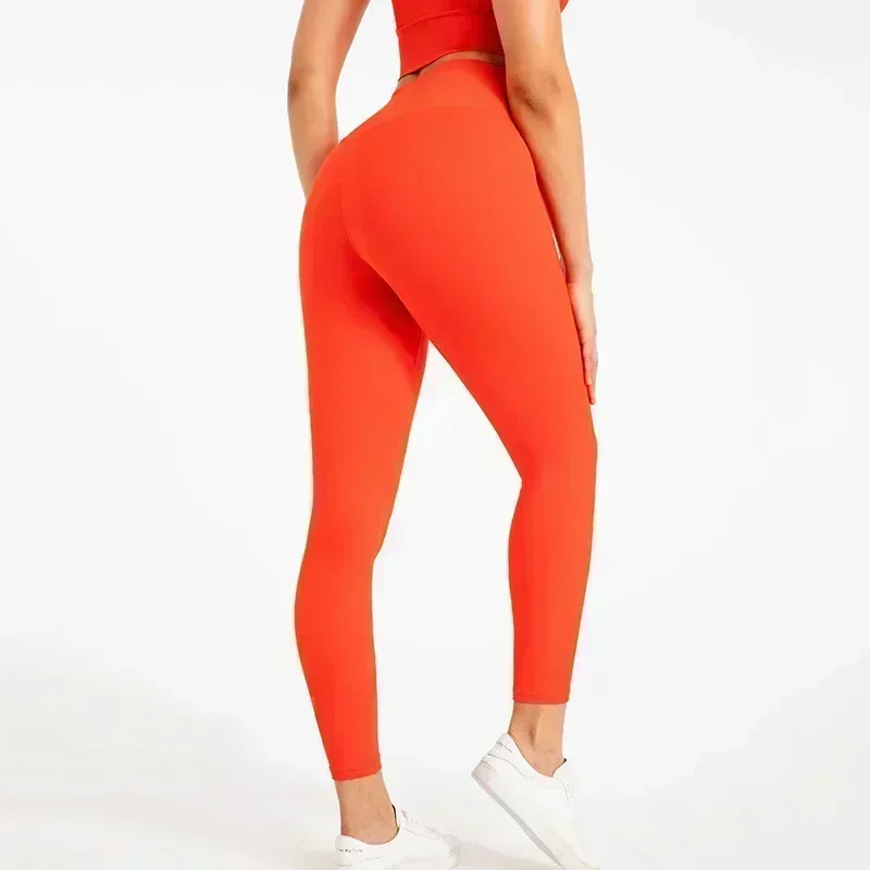 Lemon Align Ultra Soft Damen-Yogahose mit hoher Taille, keine Vordernahtlinie, Sport-Stretch-Leggings für Fitnessstudio, Workout, Sporthose