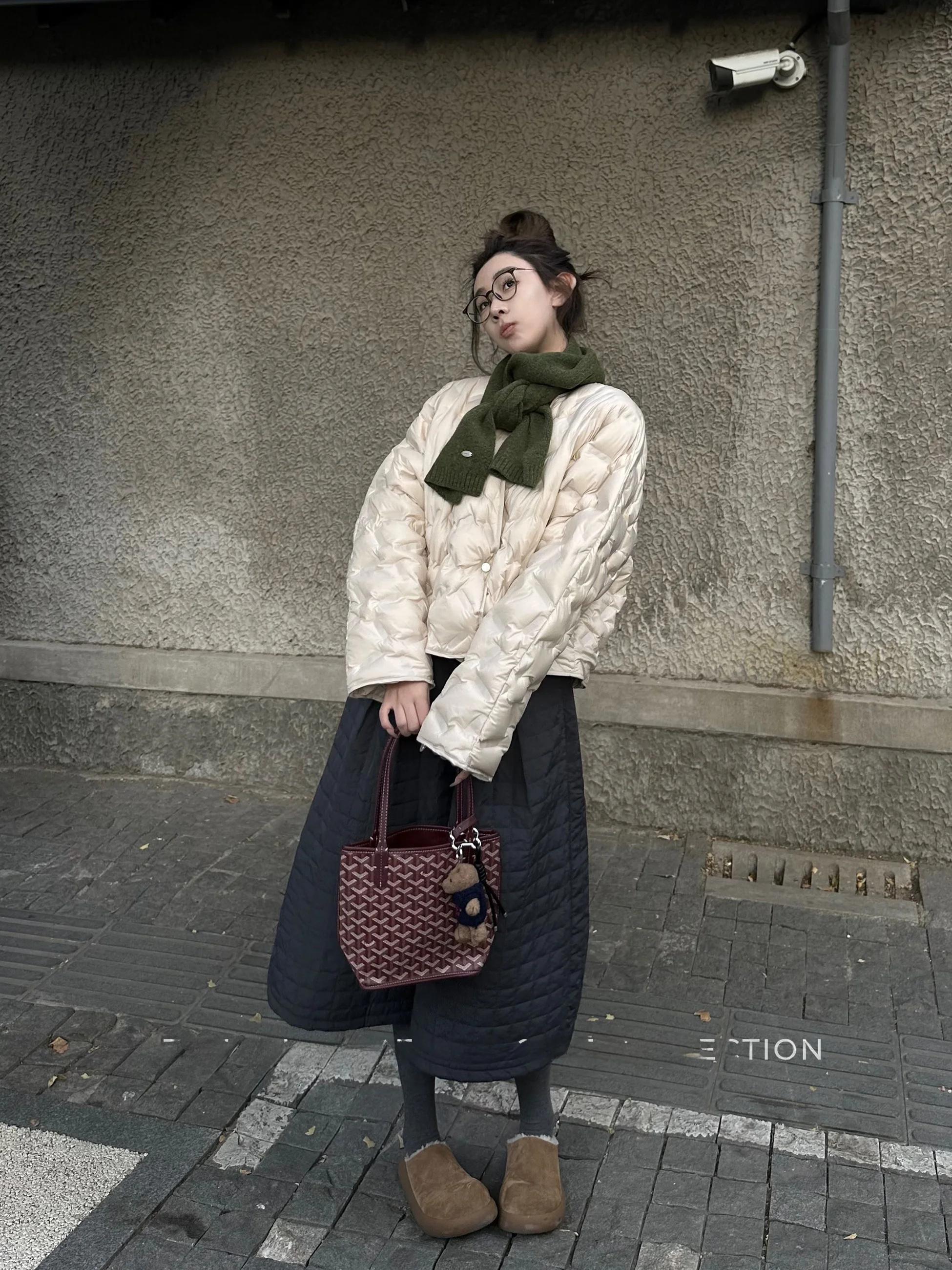 

Zoe Anymore Women's down Jaet Bubble Warm Bag 90 White Du down Lightweight ort Winter Coat Korean Sle Long Sve