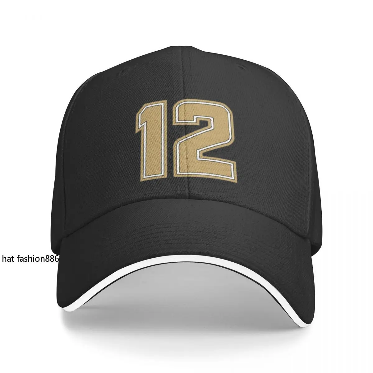 Khaki Lucky Number 12 Sport Baseball Caps Women Unisex Female Beach Dad Hat Trucker Cap