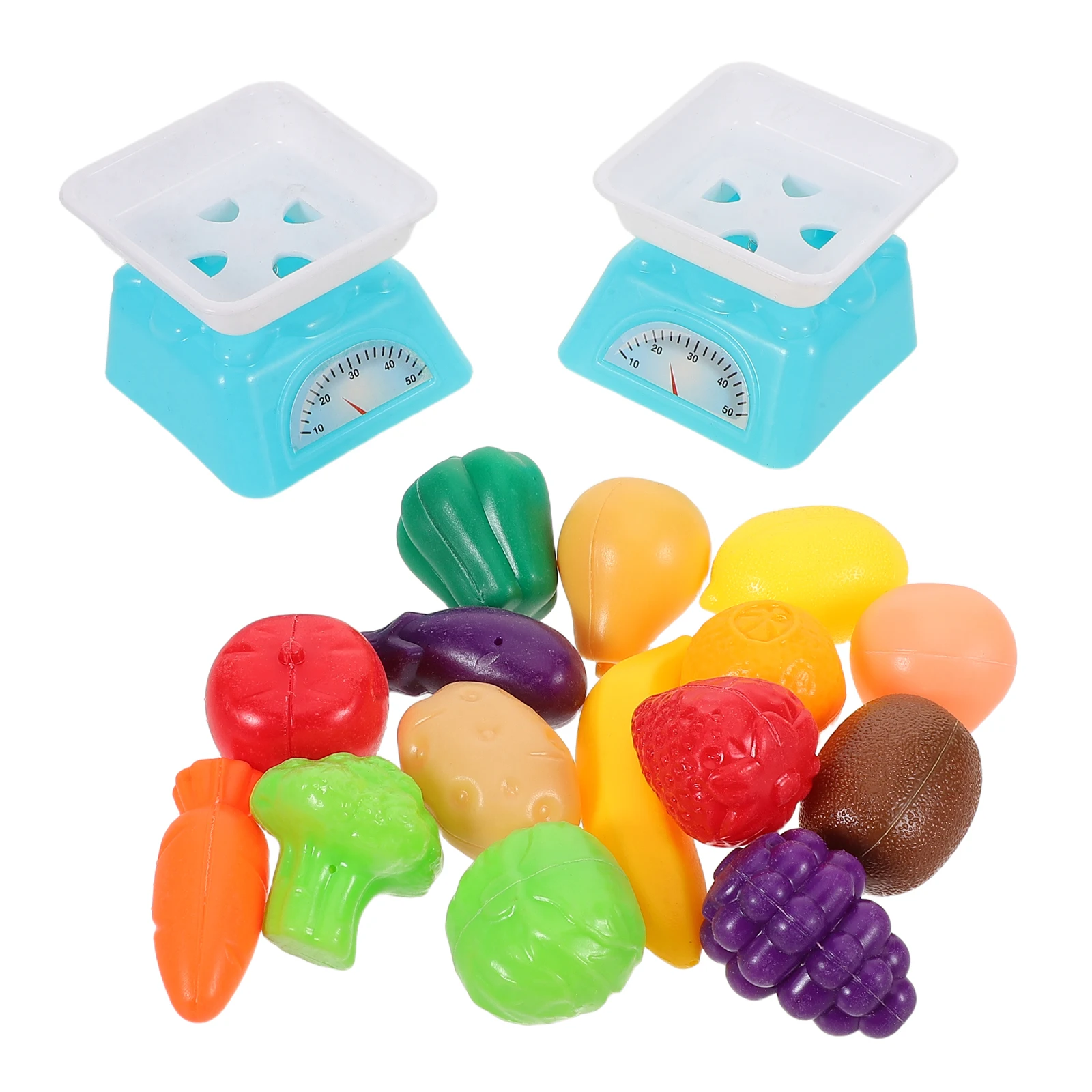 Kitchen Play Set Food Miniature Accessories Kids Toys Dollhouse Grocery Store Playset Toddler
