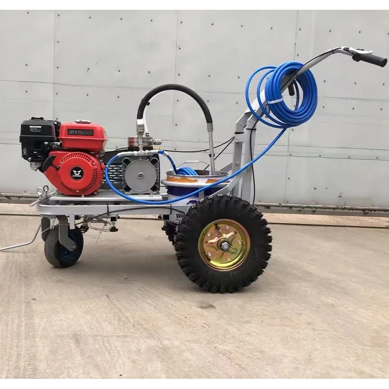 High-pressure Cold Paint Engine Road Line Marking Machine for Sale