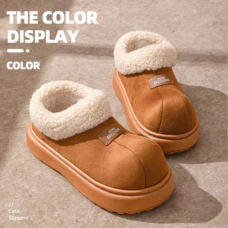 

2024 Winter Women Short Plush Warm Snow Boots Casual Shoes New Suede Fur Ankle Boots light Flats Platform Ladies Shoes Botas