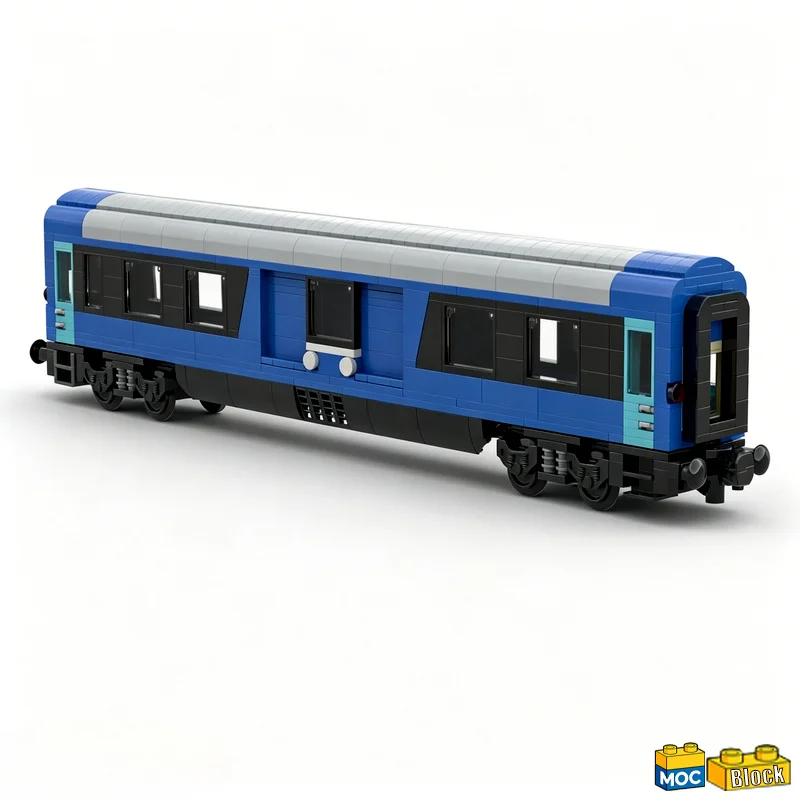 NEW 541PCS Modify Version Bike Service Wagon Building Blocks Diy Educational Assembly Toy Train Carriage Display Collection Gift