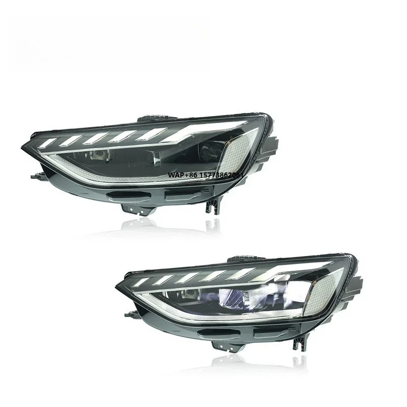 

1 Unit for A4 Headlight Assembly Modification with High-end LED Lens Daytime Running Lights, Flowing Turn Signals