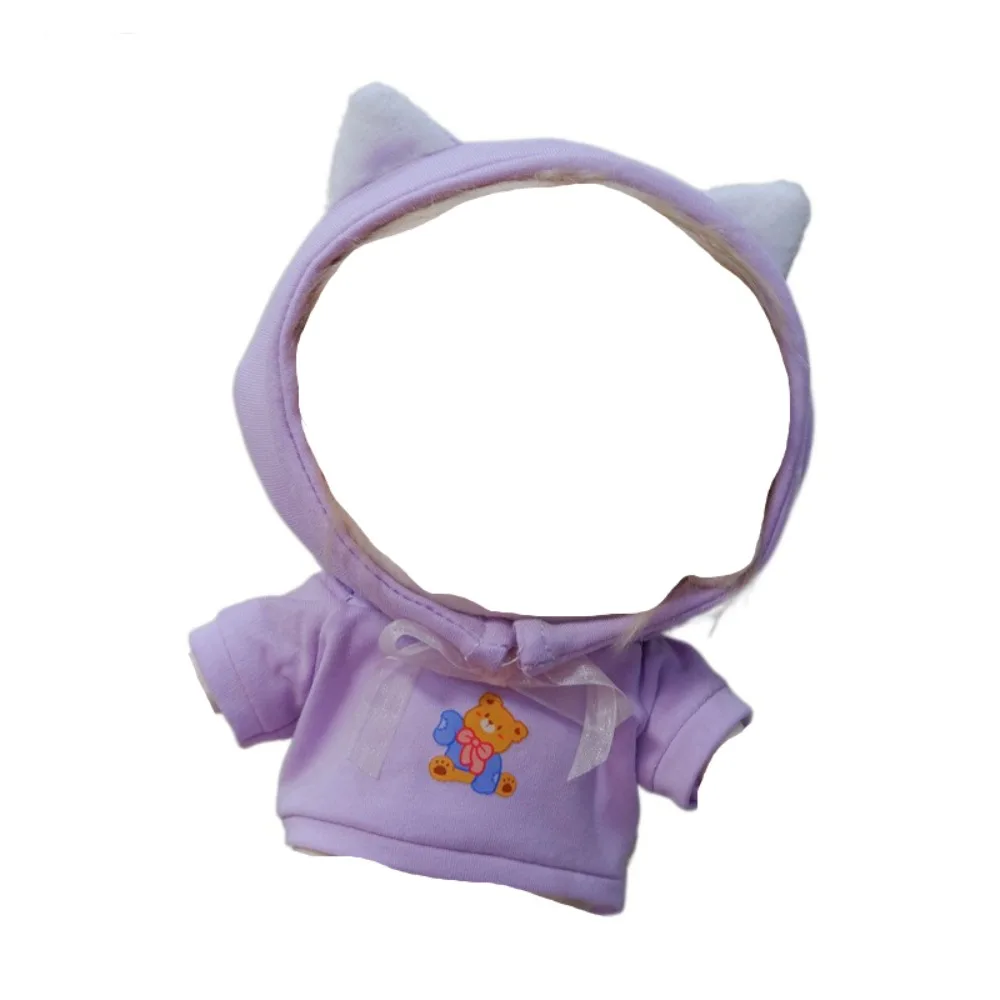 

Fashion Hoodie 20cm Cotton Doll Clothes Dress Up 5-Color Idol Doll Clothes DIY Clothing Cat Clothes Accessories