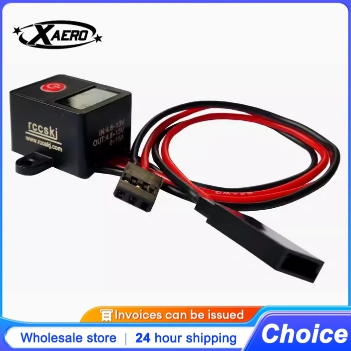 Interrupteur d'alimentation électronique étanche 30A pour modèles Nitro de bateau de voiture RC avec conception anti-poussière