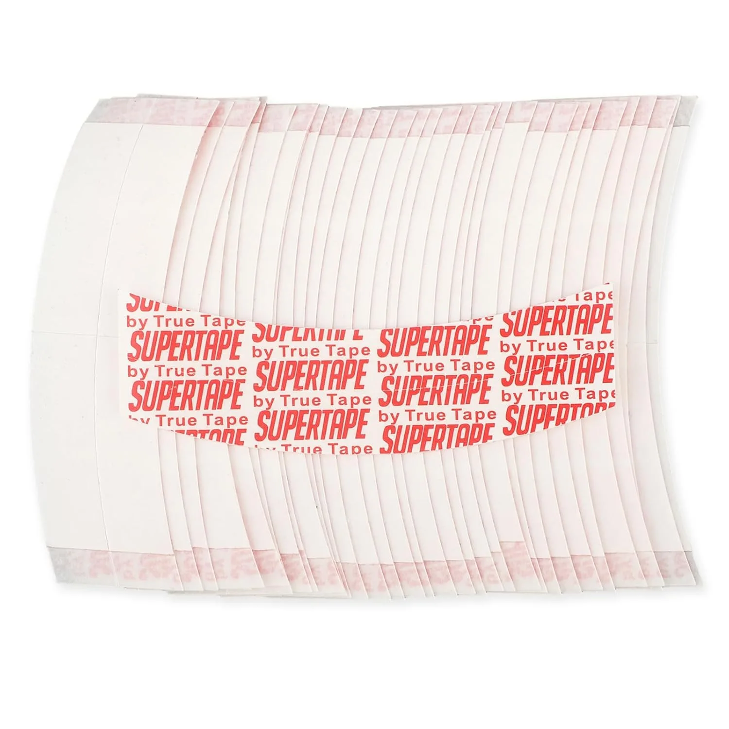 Fita curvada para andador, 18 peças, dupla face, ultra hold, sistema de cabelo, cola adesiva para salão de beleza, sistema de renda e peruca masculina