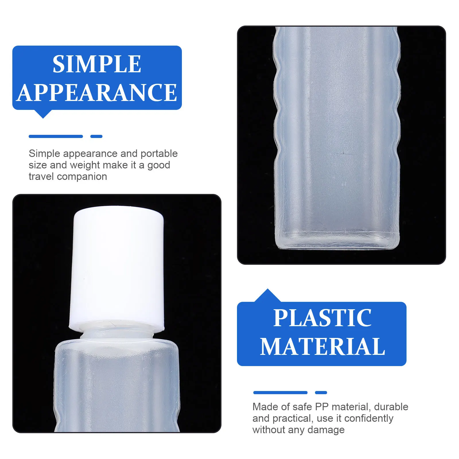 

25pcs Mini Plastic Portable Empty Liquid Container for Travel Eye Drops Storage Leak Proof Care Tool