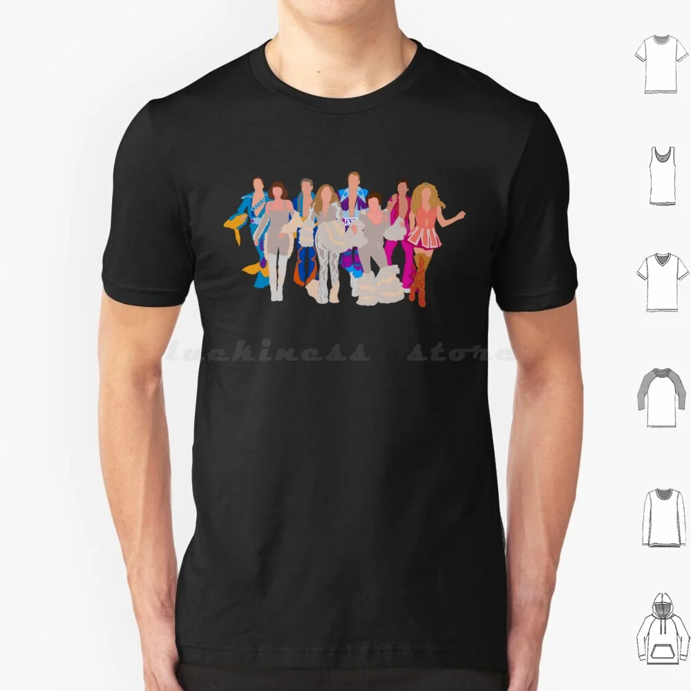 Mia End Of Movie T Shirt 6Xl Cotton Cool Tee Mia Dancing Queen 70S Meryl Streep Donna Mia 2 Donna And The Dynamos Music Musical