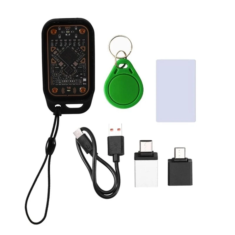 [NEW!A25P】 Chameleon V3.0 Copying Smart Chip Reader RFID Copyer With 1 UID Keychain+ 1 CUID White Card ID IC Tag Copy