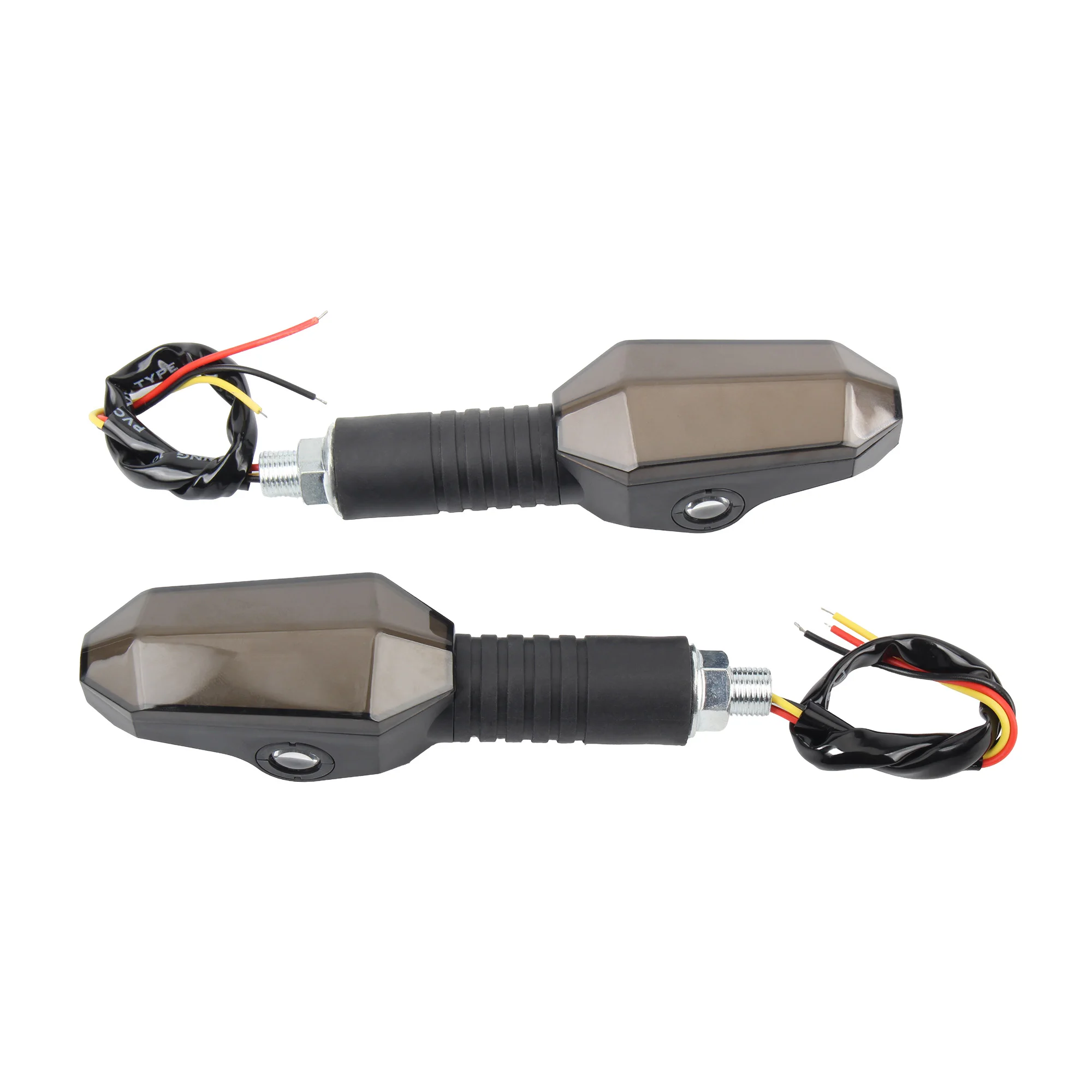 العالمي للدراجات النارية LED بدوره إشارة مع أضواء الإسقاط RGB المحيطة تحول مصباح مقاوم للماء عالية السطوع تحذير أجزاء الضوء