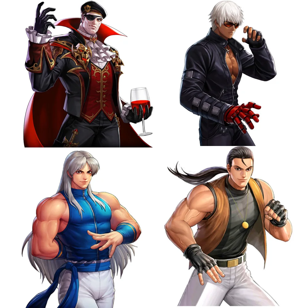 HD Game Decals King of Fighters Stickers Heidern Robert Garcia Car Stickers Motorcycle Decorative PVC Waterproof