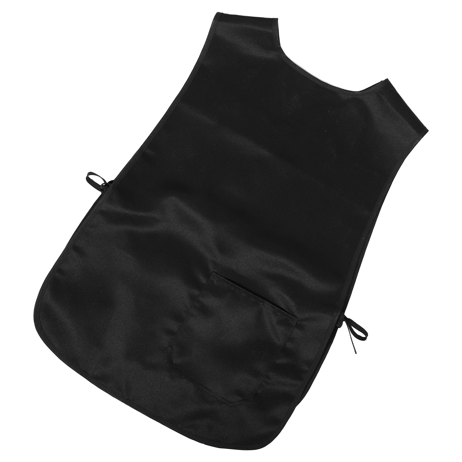 

Adult Kitchen Work Vest Waterproof Oil Resistant Smock Apron Cooking Baking Art Women Pockets Household Cleaning Proof Workshop