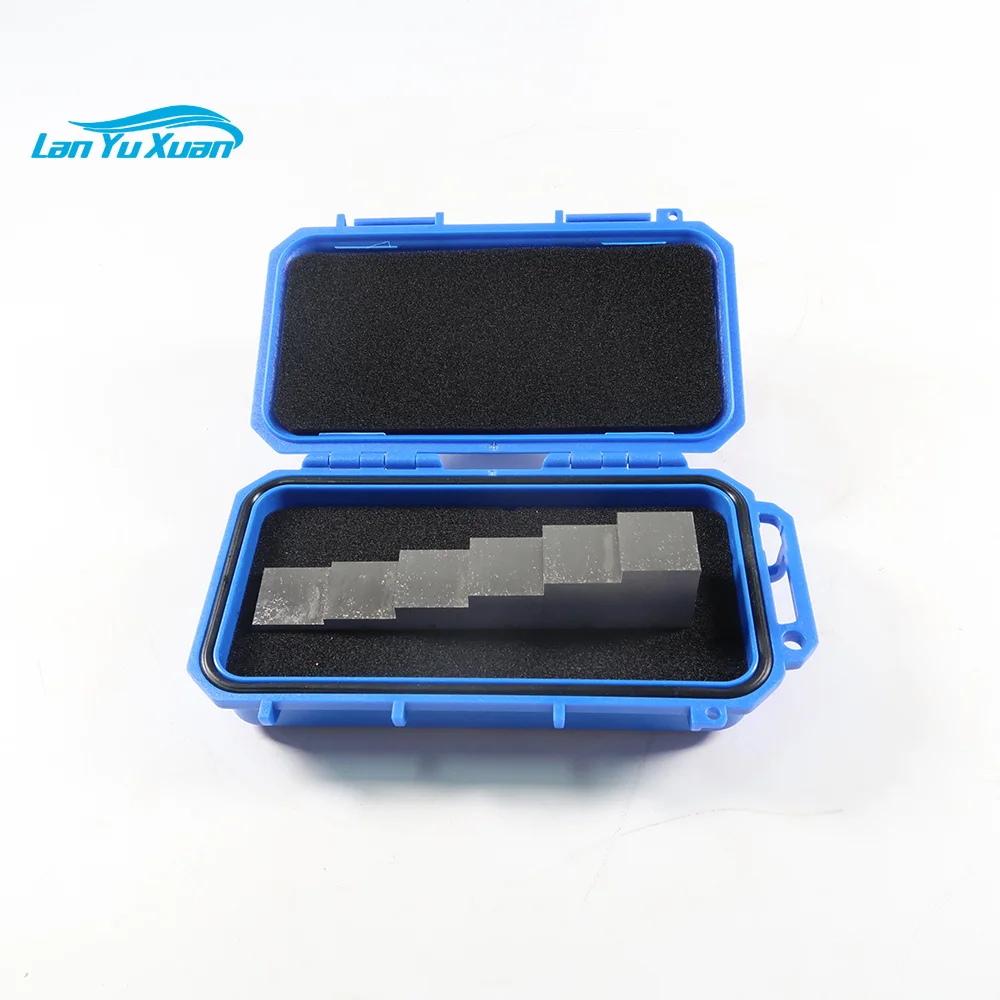 6 step 2.5-5-10-15-20-25mm Calibration Carbon Steel block  for ultrasonic thickness tester