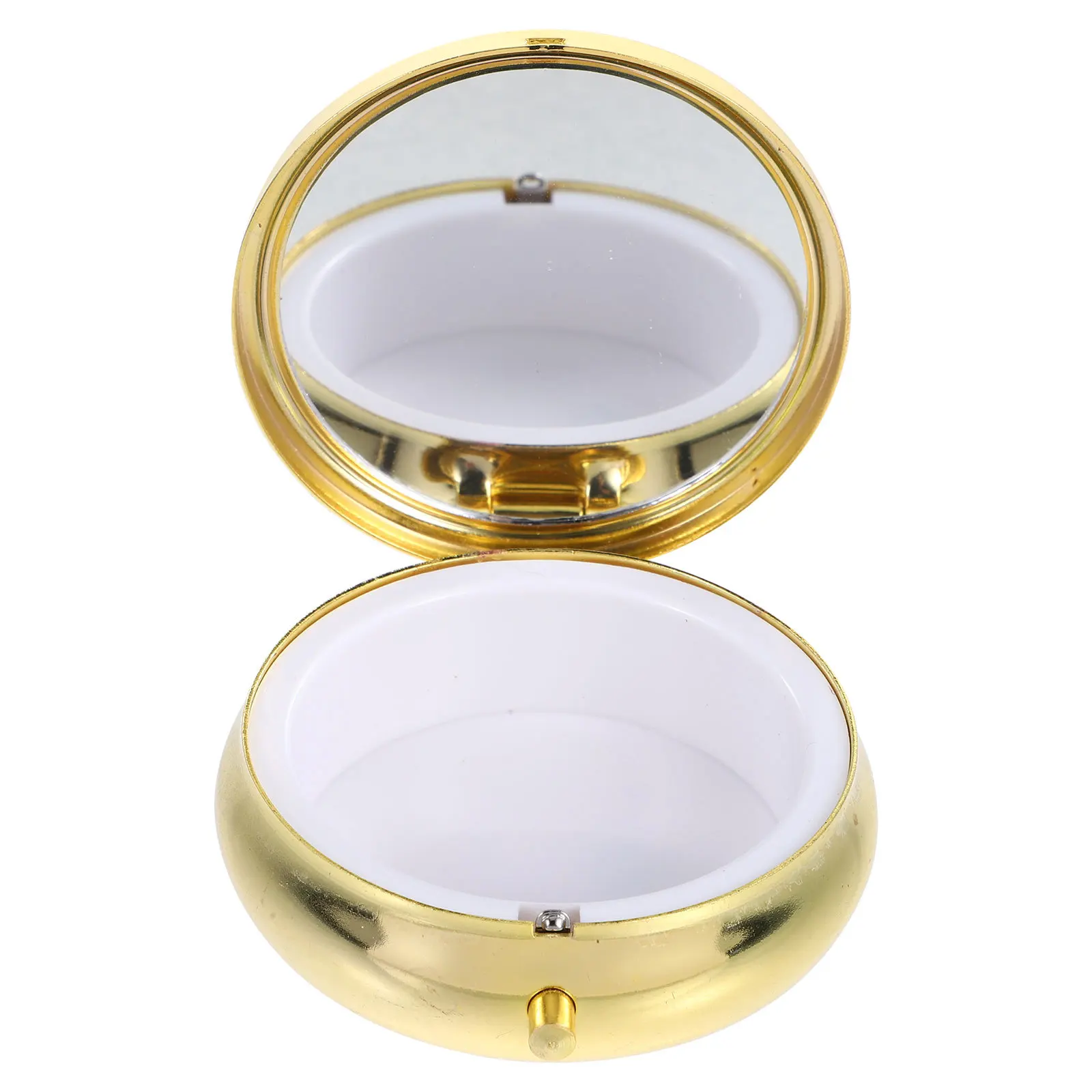 

1pc Vintage Zinc Alloy Jewelry Storage For Rings Earrings Necklaces Women Religious Organizer Case Gift Party