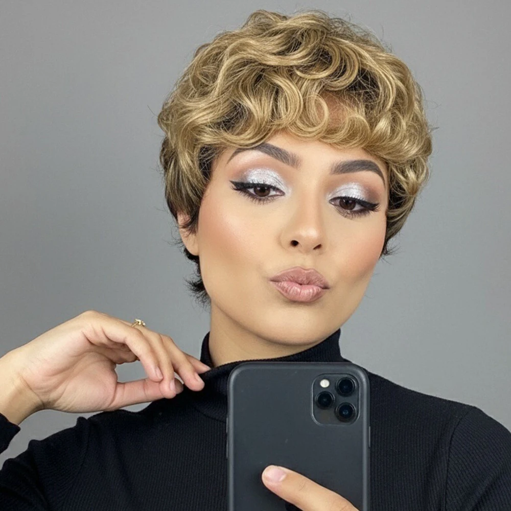 Blonde Ombre Short … - image