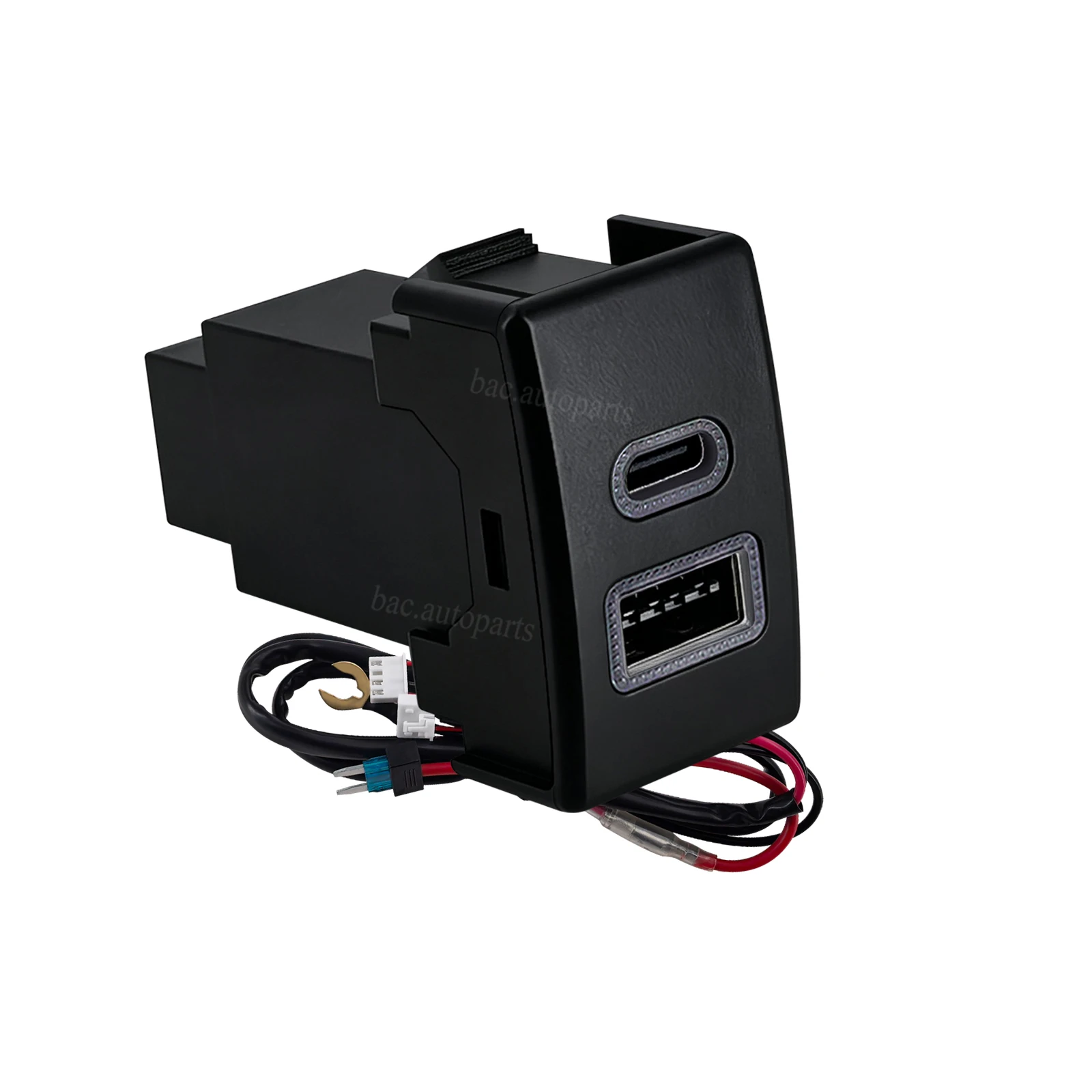 Universal 12V/24V Dual USB PD QC3.0 Fast Car Charger Socket Outlet Adapter For Mazda 3 5 6 2 CX-7 CX-9 RX-8 BT50 323 Prima Auto
