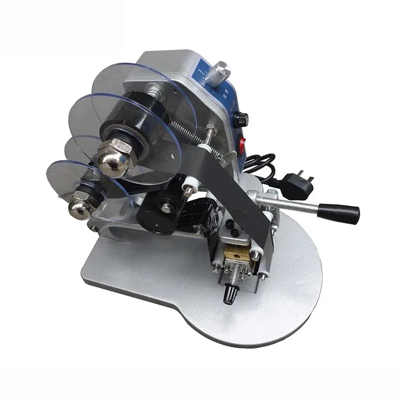 Manual Ribbon Coding Machine, Hand Stamping Date Printer, Direct Thermal Inkjet Marking Machine
