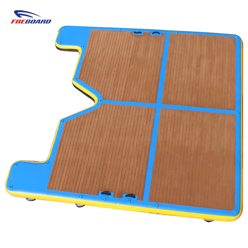 

4m Custom Quality Jet Ski Dock DROP STITCH Floating Mat With EVA Water Floating Mats Air Deck Inflatable!