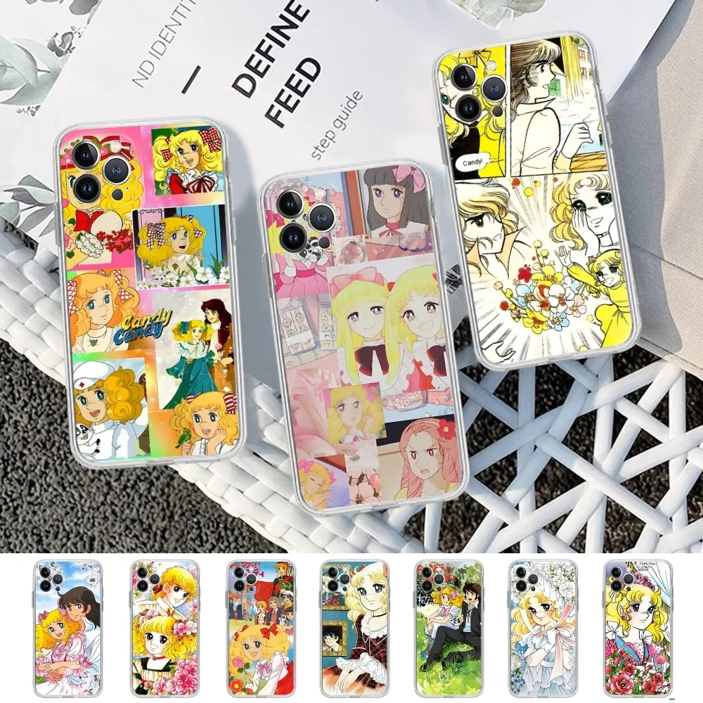 

Anime Manga Candy iphone case For iPhone 15 14 11 12 13 Mini Pro XS Max Cover 6 7 8 Plus X XR SE 2020 Funda Shell