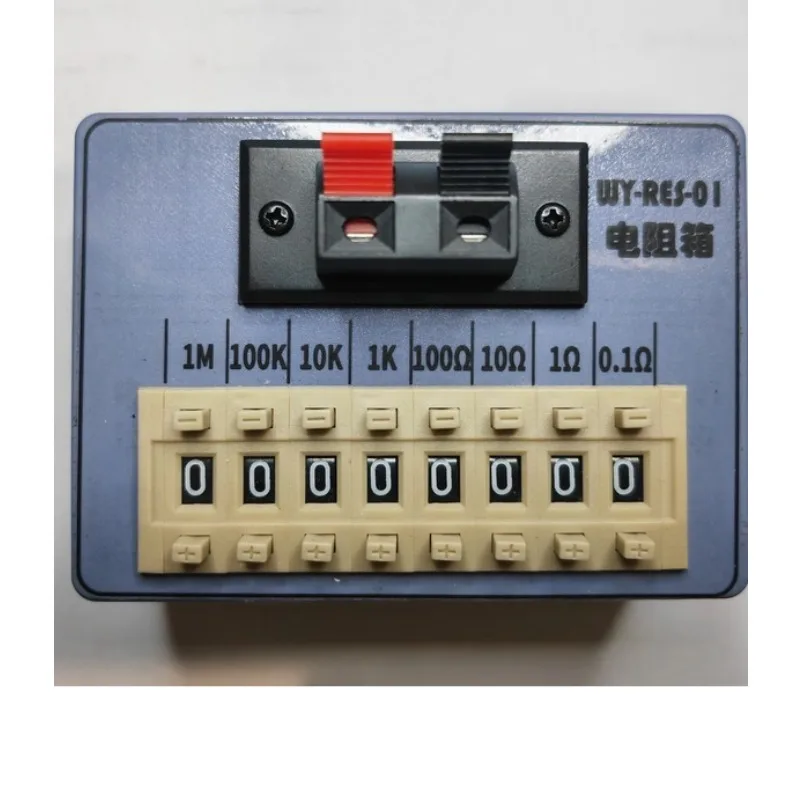 WY-RES-01 resistance box, portable pocket resistance box, dial programming resistance box