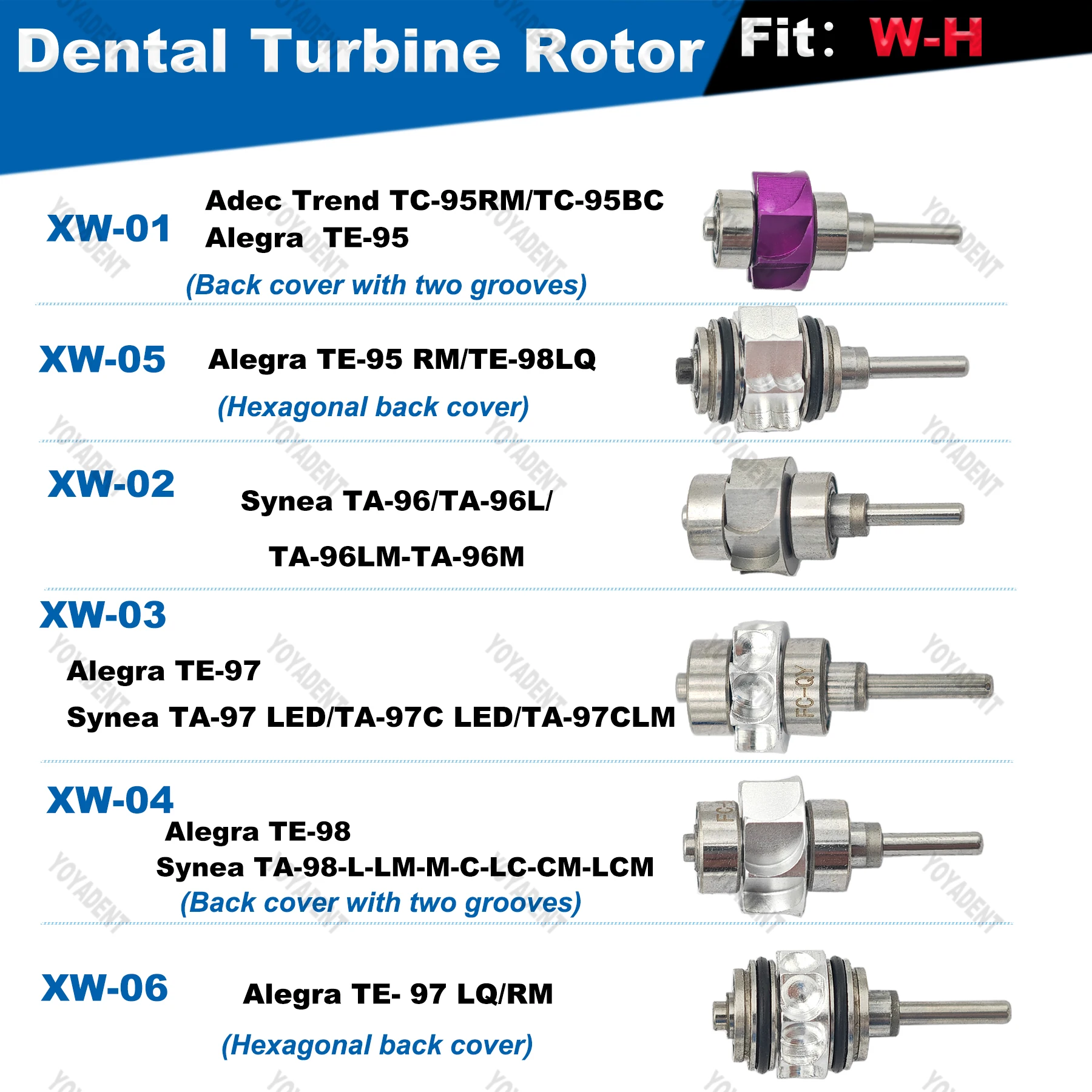 Turbine Cartridge Air Rotor Fit NSK KAVO COXO High Speed Handpiece