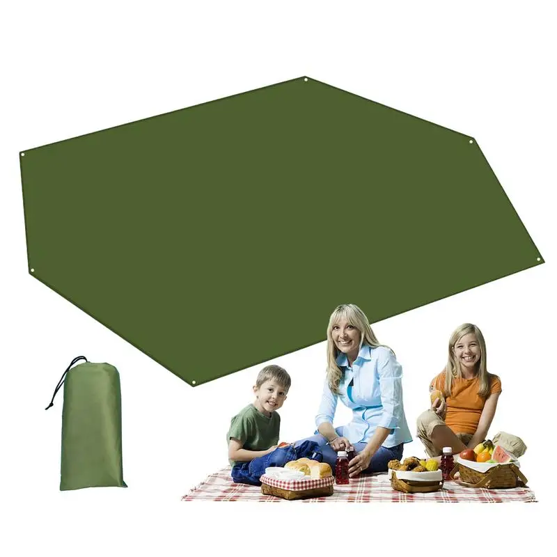 

Camping Floor Mat Stain-Proof Waterproof Camping Outdoor Mat Tarp Tent Multi-Functional Tarp For Camping Sunshade Hiking