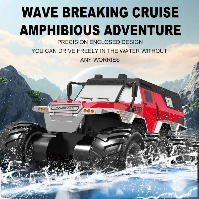 

FOR Q203 eight-wheel drive RC remote control car for children, amphibious all-terrain electric toy vehicle for boys
