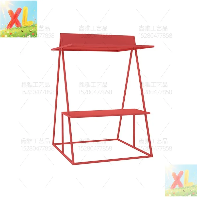 

Wrought iron outdoor float night market market stall square stall Internet celebrity stall promotion disassembly display stand