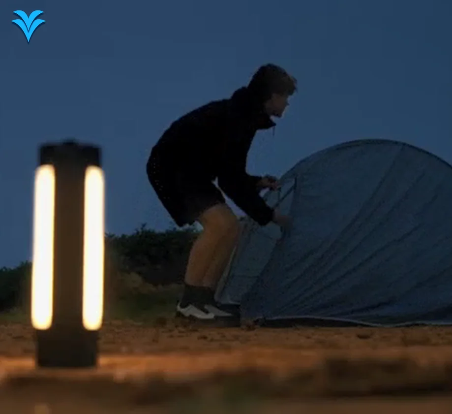 

ADA OVERLAND Magnetic Extended Multi-functional Outdoor Rechargeable Camping Light Power Bank with Portable Advantages