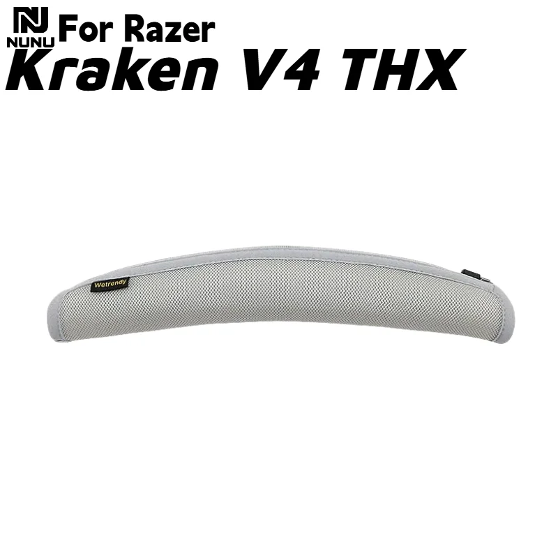 NUNU Comfortable Zipper head beam protective cover For Razer Kraken V4 THX Headphones Head Beam Sleeve Cover